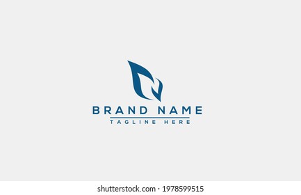 N Logo Design Template Vector Graphic Branding Element.