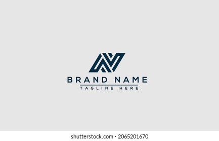 N Logo Design Template Vector Graphic Branding Element.