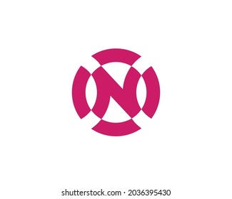 N logo design vector template