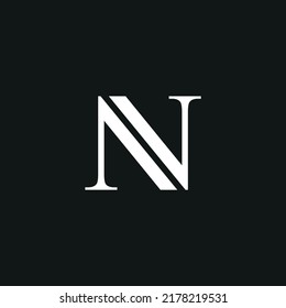 N logo design vector template