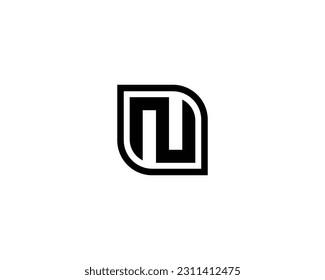 N logo design vector template