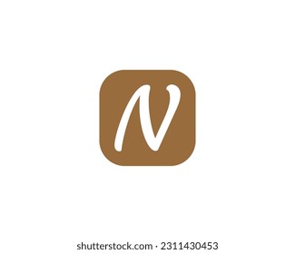 N logo design vector template