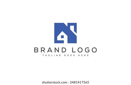 N logo design vector template design for brand