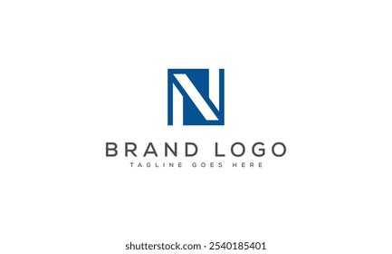 N logo design vector template design for brand