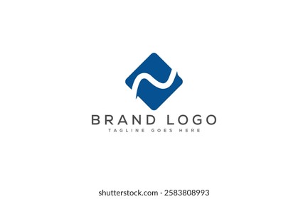 N logo design vector template design for brand