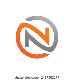 N Logo Hexagon illustration Icon Vector Template