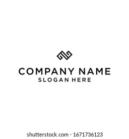 n logo icon design vector