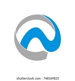 N logo initial letter design template vector