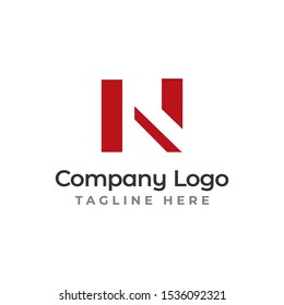 N logo Initial Letters N Logo