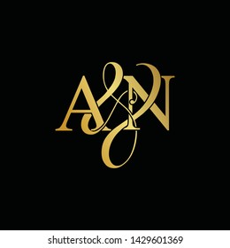 A & N / AN logo initial vector mark