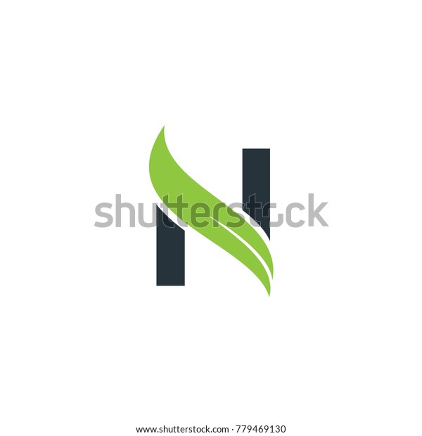 N Logo Leaf Element のベクター画像素材 ロイヤリティフリー