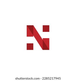 N logo letter font vector alphabet business design symbol