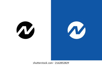 N logo letter modern design