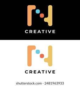 N logo Conceptos de Diseño Moderno y Creativo para la Identidad de su Marca 