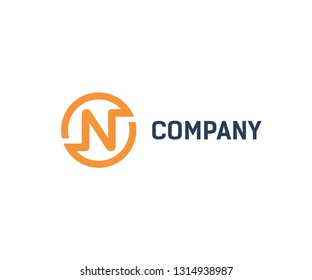 N Logo Symbol Modern