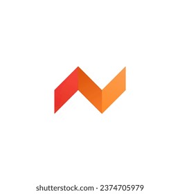 N Logo Symbol Modern image