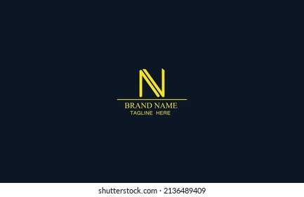 N Logo type abstract icons