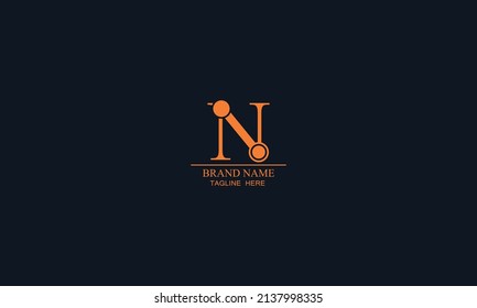 N Logo type abstract icons