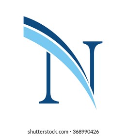 N Logo Vector Stock Vector (Royalty Free) 368990426 | Shutterstock