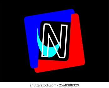 N logo vector for business and production names