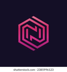 N Logo Vector Design - Branding Identity with N Design Initial N Logo