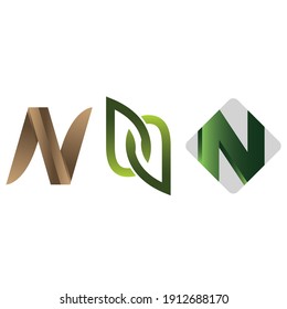 N Logo Vector Icon Symbol Template. Logo Design. Vector Logo. Line Logo. N Design
