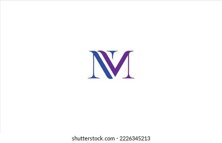 N AND M LETTER VEKTÖR