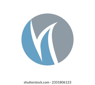 Diseño de plantillas vectoriales de letras N y M