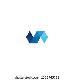 n modern minimalist abstract logo