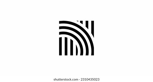 Diseño de logotipo en monograma. Símbolos de iconos Vector EPS 10