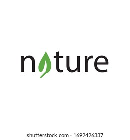 N Nature Logo Concept Template Stock Vector (Royalty Free) 1692426337