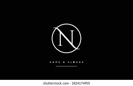 N ,NN ,Abstract Letters Logo Monogram