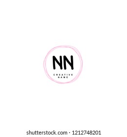 N N NN Initial abstract logo concept vector