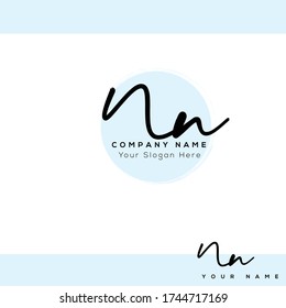 N N NN Initial letter handwriting and signature logo.	
