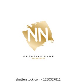 N N NN Initial logo template vector