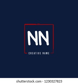 N N NN Initial logo template vector