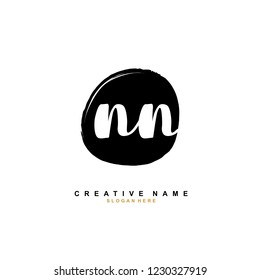 N N NN Initial logo template vector