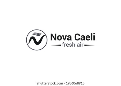 N - Nova Caeli - logo design