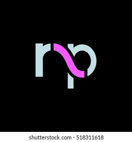 N & P Letter logo design vector