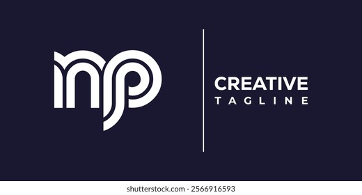 N and P logo design. NP abstract Letters Logo Monogram. This logo design is the process of creating a visual symbol that represents a brand, company, or individual.