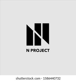 N project logo. Letter N. Vector illustration