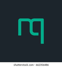 N Q joint logo letter design template