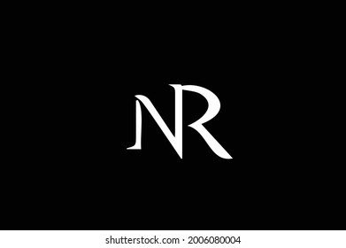 N R initial logo for company