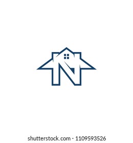 n real estate logo template