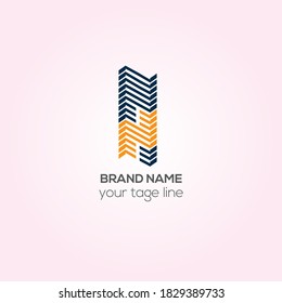 N real estate logo vector logo design, N Constriction Creative logo design, Builder and architecture logo