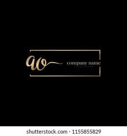 N S Initial handwriting logo vector. Hand lettering for designs.