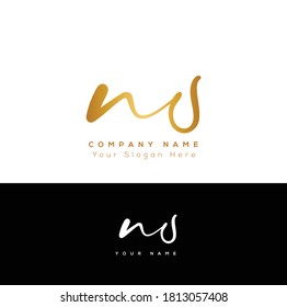  N S NS Initial based logo Letter Symbol Modern and abstract icon design concept. Initial based Vector template. Symbol for Corporate Business Company Identity.