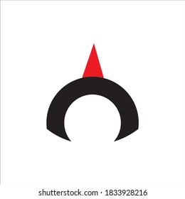 N Ilustración vectorial de la letra con logotipo de velocidad