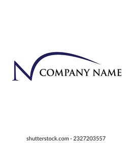 N swoosh logo 1 template