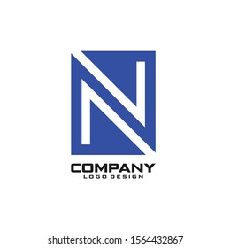 N Symbol Logo Design Vector